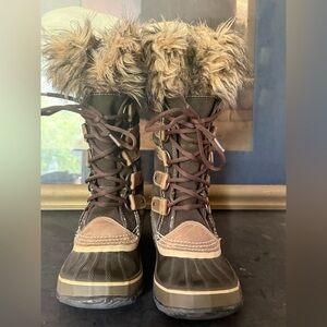 Sorel Joan of Arctic Brown Winter Waterproof Boots